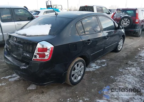 2007 Nissan Sentra 2.0Sl z USA, uszkodzony, nr VIN 3N1AB61E27L701327